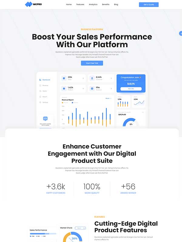 Digital Product Landing Page