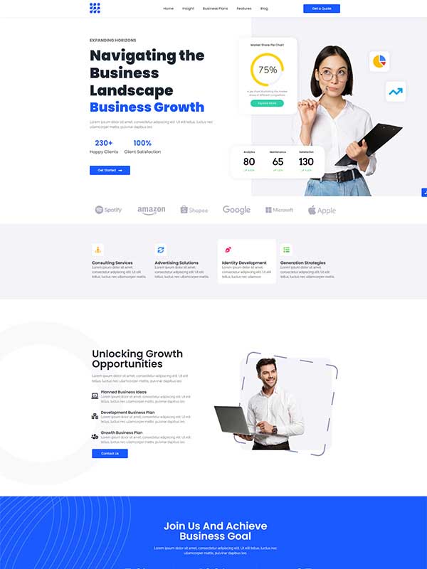 Business Landing Page